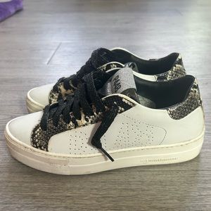 P448 Sneakers (snakeskin metallic)